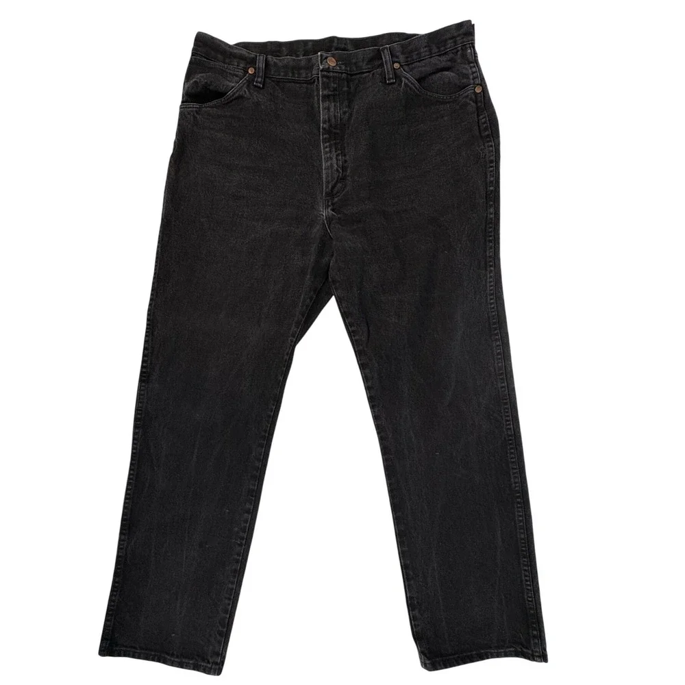 Wrangler 13MWZWK Cowboy Cut Original Fit Jeans Mens 38x32 Washed Black‎ Denim